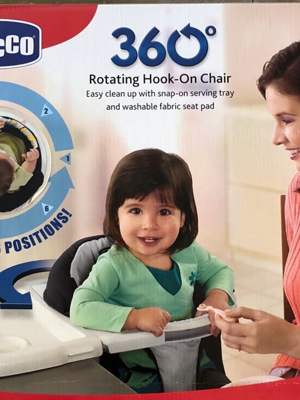 chic 360° Rotating Hook-On Chair